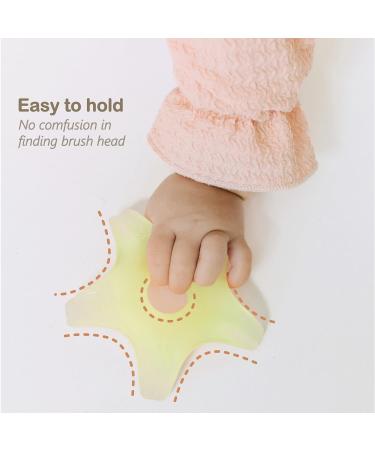Miraloop Starfish Baby Bite Ring - Food-Safe Silicone Teether for Gum Massage | International Shipping - Buy Online on GoSupps.com