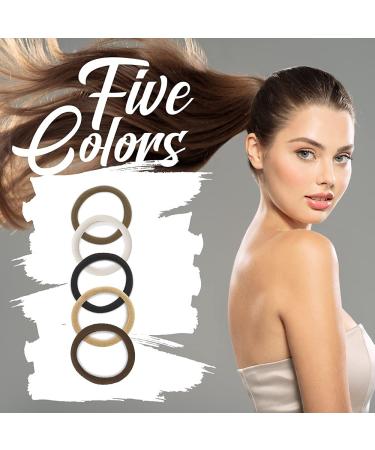 Dreamlover Seamless Hair Ties for Women - No Damage, Thick Hair Ponytail Holders, 50 Pack Multi Colors - Buy Online on GoSupps.com