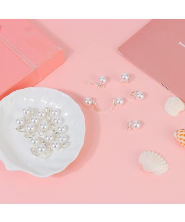 YISSION 20Pcs Mini Pearl Hair Clips for Girls Women - Cute Small Hair Pins for Wedding, Bridal Hair Accessories in White - Buy Online on GoSupps.com