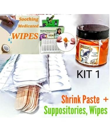 HB Hemorrhoid Shrinking Kit | Fast Relief Suppositories & Wipes | Ship Worldwide - Buy Online on GoSupps.com