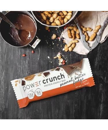 Powar Crunch Peanut Butter Fudge Wafer Protein Energy Bar - 5pk - Buy Online on GoSupps.com