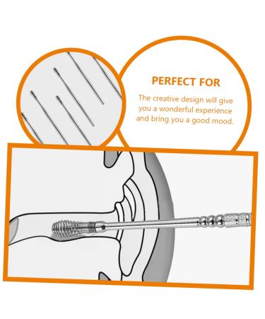 FRCOLOR 6pcs Stainless Steel Spiral Ear Pick Set - Earwax Removal Tool and Ear Cleaning Supply - Buy Online on GoSupps.com