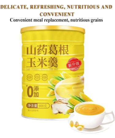 Buy Hfdhd Chinese Yams Root & Red Dattles - Nutritious Instant Corn Soup & Pueraria Powder - Healthy Breakfast for Gut Regulation (1 Box) - Buy Online on GoSupps.com