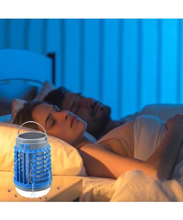 Mosquito Lamp Mosquito Zapper Electric Mosquito Killer Lamp Electric Fly Killer Mosquito Trap Solar Mosquito Killer Lamp Insect Killer Electric Camping(Color:Blue) - Buy Online on GoSupps.com