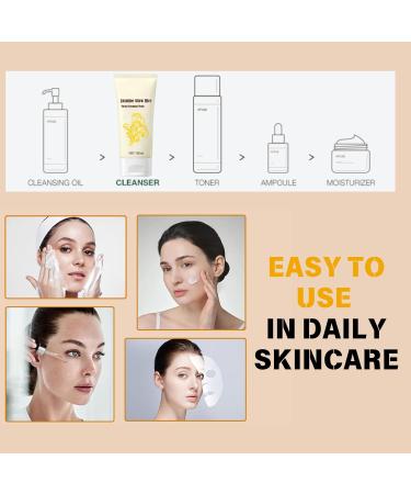 Jasmine Rice Face Wash Pore Foaming Cleanser Rice Water Bright Foaming Cleanser Gentle Foaming Hydrating Cleanser With Jasmine Rice Essence Facial Cleanser Exfoliating & Moisturizing - Buy Online on GoSupps.com