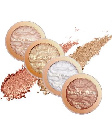 Makeup Revolution Highlight Reloaded - Just My Type 10g - Highly Pigmented Shimmer Glow Finish - Face Makeup - Buy Online on GoSupps.com