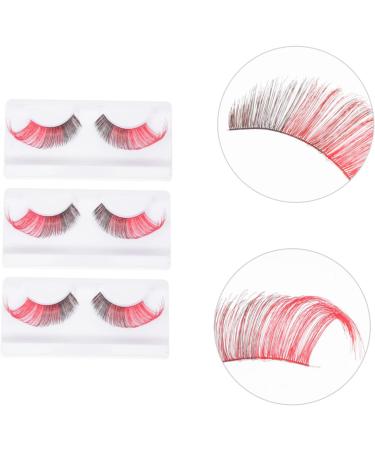 minkissy 3pairs Halloween False Eyelashes Halloween Fake Eyelashes Halloween Makeup Eyelashes Party Eyelashes False Eyelashes Magnetic Women Eyelashes Imported Fiber Miss Soft Extend - Buy Online on GoSupps.com
