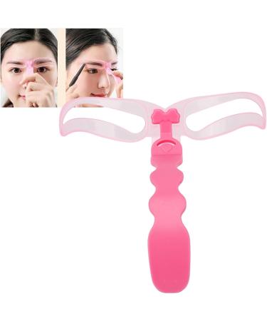 Eyebrow Template Time Saving 4 Shapes Washable Handheld Eyebrow Stencil Reusable ABS Material Portable for Home for Beginners - Buy Online on GoSupps.com