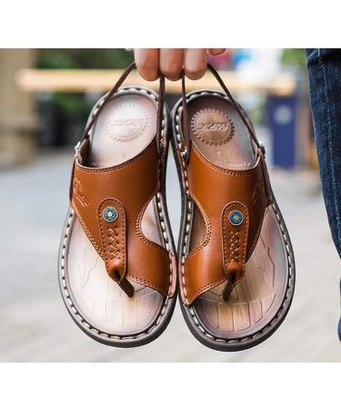 LLIMUE Orthopedic Foot Corrector Sandals with Arch Support for Bunion Pain Relief - Brown, Size 40 - Buy Online on GoSupps.com