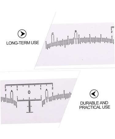 Angoily 100pcs Eyebrow Position Tattooing Three-point Positioning Measuring Make Creative - Buy Online on GoSupps.com