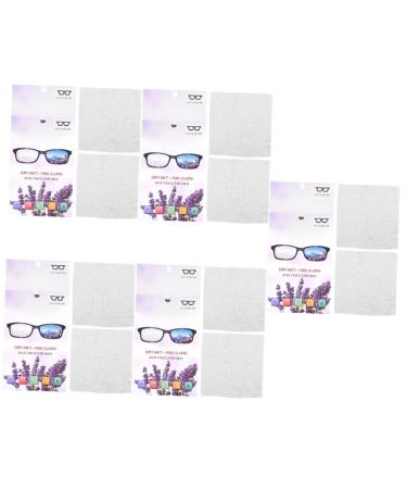 Beavorty 10 Pcs Glasses Lens Wipes Lense Cleaner Camera Lens Cleaner Phone Cleaning Wipes Clean Wipes Washing Rags Glasses Wipes Mirror Wipes Mirror Cloth Cloth Jewelry White Whitex5pcs 14.5x14x0.2cmx5pcs