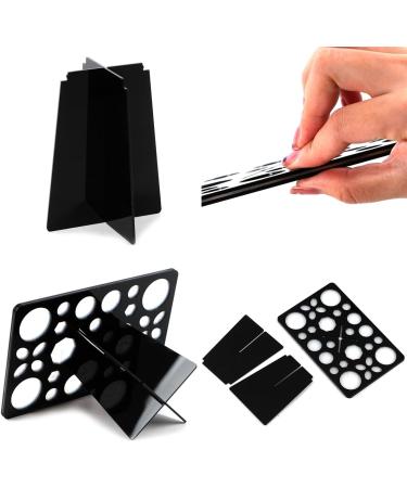 MIZAZBOX 28 Holes Makeup Brush Drying Rack - Collapsible Holder for Artists | International Shipping Available - Buy Online on GoSupps.com