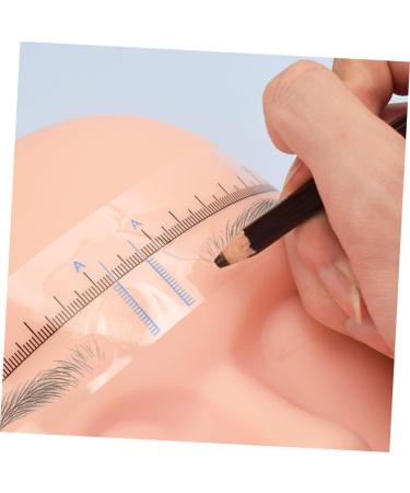 HAPINARY 50pcs Eyebrow Positioning Ruler Eyebrow Template Eyebrow Measuring Tool Eyebrow Stencil Eyebrow Drawing Tool Eyebrow Positioning Tool Eyebrow Shaping Template Eyebrow Drawing Ruler 18.00X3.80X0.10CM Blue - Buy Online on GoSupps.com