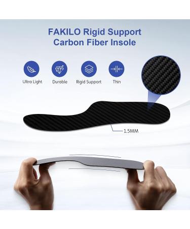 Carbon Fiber Insole for Hallux Rigidus & Turf Toe - Morton's Extension Orthotic Insert - 265mm - Women's 11-11.5 Men's 10-10.5 - Buy Online on GoSupps.com