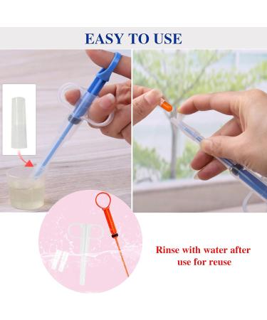 Buy Tafaftl 2-Piece Tablet Feeder for Cats & Small Dogs - Red & Blue Medication Pusher | International Shipping Available - Buy Online on GoSupps.com