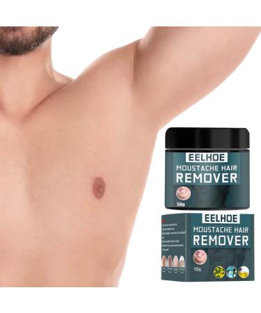 Men's Beard Removal Cream 50g Mild Beard Hair Removal Cream Prevent Hair Growth Painless Natural Hair Removal Cream Does Not Hurt The Skin Facial Beard Armpit Leg Hair Chest Hair