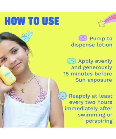 Pipa Sun-Sational 100% Mineral Daily Sunscreen SPF 30 50 ml | Liquid Everyday Face Lotion with Zinc Oxide | Unscented & Gentle for Sensitive Skin | Kids & Tweens Skin Care - Buy Online on GoSupps.com