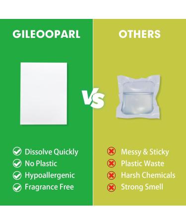 Eco-Friendly Dishwasher Detergent Sheets | Fragrance-Free Natural Plastic-Free | Cuts Grease & Rinses Clean - 100 Loads - Buy Online on GoSupps.com