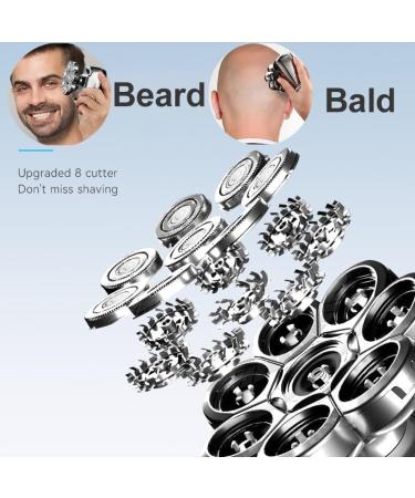 Buy Electric Razor for Men | Waterproof Bald Head Shaver & Rechargeable Hair Trimmer - Buy Online on GoSupps.com