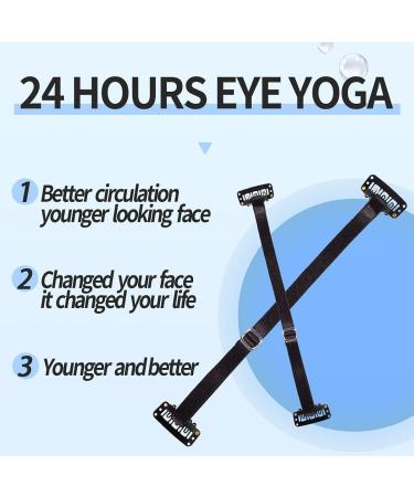 2 Pcs Face Lift Band Reusable Portable Elastic Get Rid Wrinkles Band Adjustable Stretching Strap Face Bands for Face Lift Removing Eye Lines for Women Beauty (Black-A) - Buy Online on GoSupps.com