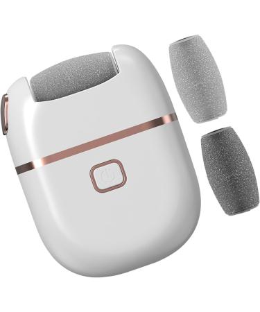 Moslate Electric Callus Remover Portable Electronic Foot File Pedicure Portable Electronic Pedicure Foot Care for Dead Skin and Pedicure at Home White - Buy Online on GoSupps.com