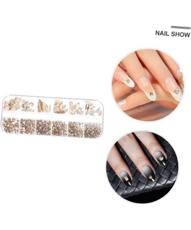 Ipetboom 1 Box Nail Art Flat Drill Rhinestones for Nails DIY Manicure Nail Jewelry Nail Patches Nails Gems Nail Jewels Rhinestones Nails Rhinestones Nail Art Gems Boutique Glass Decorations - Buy Online on GoSupps.com