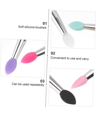 Gogogmee 6pcs Eye Shadow Brush Makeup Cosmetic Eyeshadow Brush Make up Silicone Brush - Buy Online on GoSupps.com