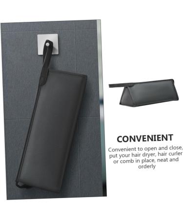 NOLITOY Portable Hair Dryer Storage Bag Hair Curling Iron Bathroom Hair Dryer Attachments Storage Curls Case - Buy Online on GoSupps.com