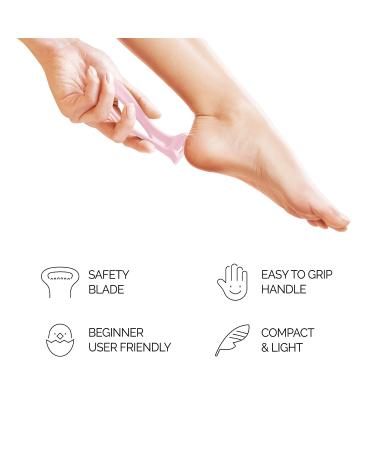 F3 Systems Callus Razor - Stainless Steel Blade for Cracked Heel & Foot Care - 3 Count - Buy Online on GoSupps.com