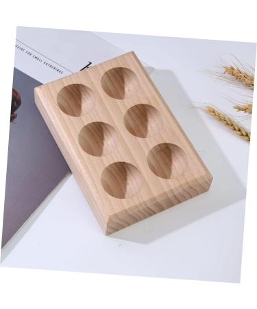 Zerodeko Chicken Egg Holder Supply Convenient Holder Wear-resistant Storage Platter Wooden Egg Tray Accessory Household - Buy Online on GoSupps.com