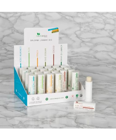 Equal in nature Organic Lip Balm for Elasticity with Coconut 5 ml Moisturizing and Nourishing with Castor Oil Coconut Argan and Cocoa Butter Vegan and Paraben Free - Buy Online on GoSupps.com