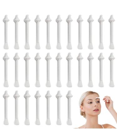 50 Pcs Nose Wax Sticks Cleaning Removal for Cleaning Nostrils and Removing Nose Hair Multifunctional Beauty Tool Accessories-Plastic Wax Wands for Nose Eyebrow Facial Hair Cleaning