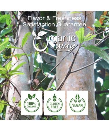 Organic Way Arjuna Bark Powder (Terminalia arjuna) - Organic & Kosher Certified | Raw Vegan Non GMO & Gluten Free | USDA Certified | Origin - India (1/2LBS / 8Oz) 8 Ounce (Pack of 1) - Buy Online on GoSupps.com