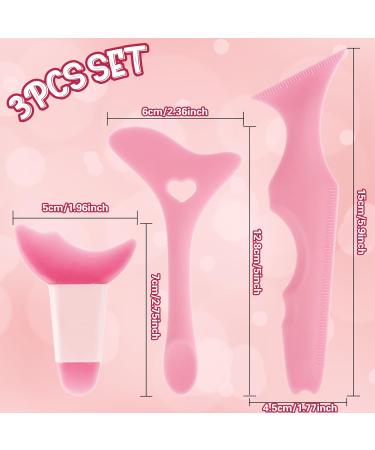 Jeffdad 4-Piece Reusable Silicone Eyeliner Template Set - Pink | Multifunctional Makeup Tool for Beginners and Professionals - Buy Online on GoSupps.com