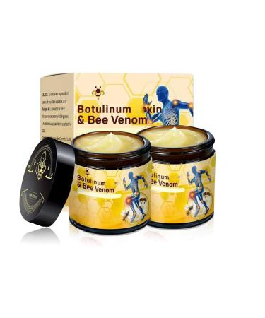 2 Pcs Botulinum Bee Venom Bone Healing Cream Throughout Release Joint Activities Muscle Relief Massage Gel.