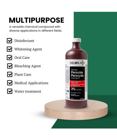 Hydrogen Peroxide 3% USP 1x473ml. - Buy Online on GoSupps.com