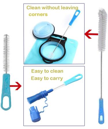 CSDSTORE 4-in-1 Cleaning Kit for Drinking Bubbles & Water Bladder Bags - Essential Brushes for Optimal Cleanliness - Buy Online on GoSupps.com