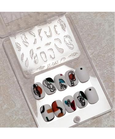Flower Nail Silicone Mold 3D Butterfly Embossing Gel Print Stencil Nail Carving Template Tool For Nail Decors JT030 - Buy Online on GoSupps.com