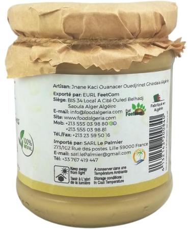 Algerian Sesame Seed Butter - 100% Natural No Additives - 200g Jar - Buy Online on GoSupps.com