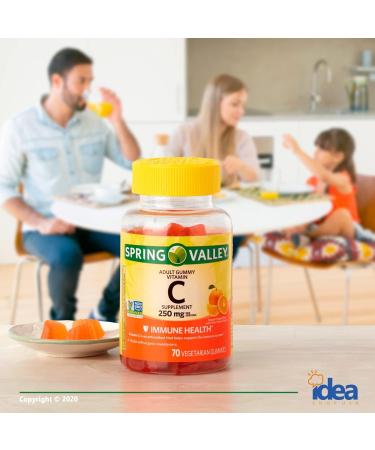 Spring Valley Organic Zinc & Vitamin C Gummies Bundle - Immune System Support - 22mg Zinc, 250mg Vitamin C - 60ct & 70ct - Buy Online on GoSupps.com