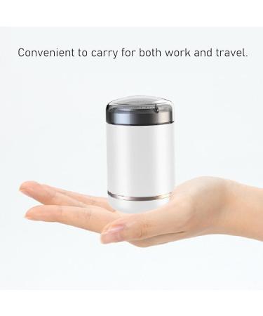 Electric Beard Trimmer Portable 6000RPM 3W Mini Beard Trimmer ABS Aluminum Alloy USB Charging Pocket Size for Travel (White) - Buy Online on GoSupps.com
