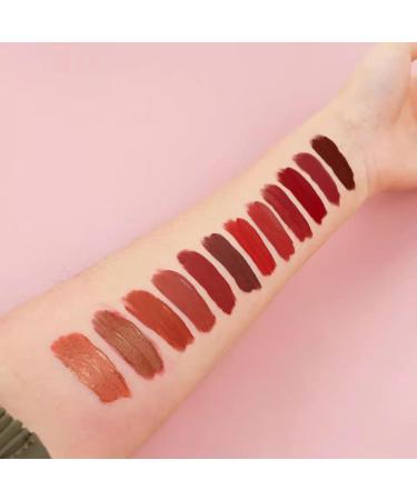12Pcs Matte Liquid Lipstick Set - Waterproof Long Wear Pigment Lips Makeup Kits | Perfect Gift for Women - Buy Online on GoSupps.com