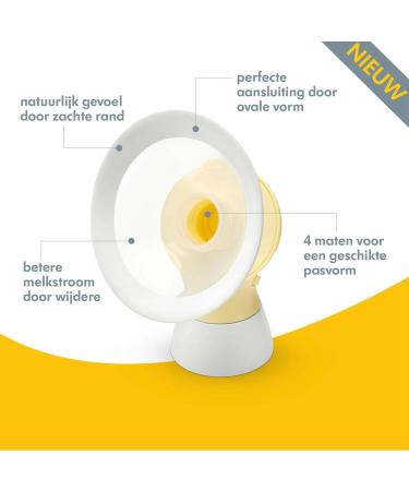 Medela PersonalFit Flex Breast Shields - Size M (24mm) for More Milk and Comfort - Buy Online on GoSupps.com