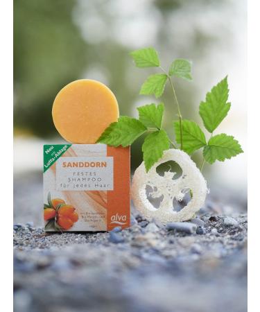  Alva Naturkosmetik alva Natural Cosmetics Solid Shampoo for Every Hair Type 60 g Organic Sea Buckthorn Organic Almond Oil Organic Argan Oil - Buy Online on GoSupps.com
