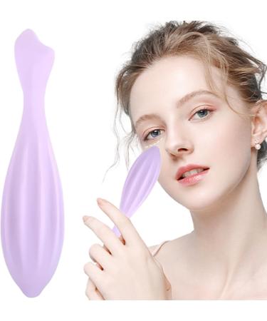 Shop Purple Silicone Face Roller | Portable & Washable Gua Sha Massage Tool for Women | Essential Skin Care Gift - Buy Online on GoSupps.com
