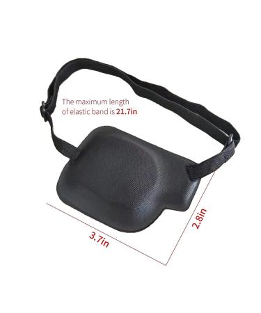 2 Pack Three-Dimensional Adjustable Eye Patch for Adults - Comfortable Left & Right Eye Masks - Buy Online on GoSupps.com