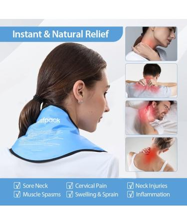 Comfpack Reusable Gel Neck Ice Pack Wrap for Pain Relief and Recovery - Buy Online on GoSupps.com