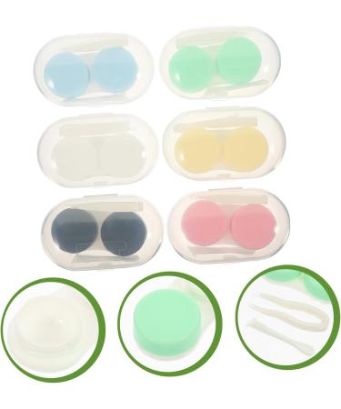 Homsfou Contact Lens Container with Mirror - Portable Lens Storage Case for Color Contacts - Travel-Friendly Accessories - Buy Online on GoSupps.com