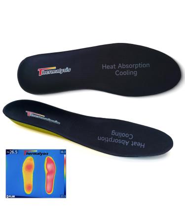 Cooling Insoles Thermalysis Aire Thermostatic Insoles Relieve Fatigue Breathable Insoles Cushion Insoles Comfort and not stuffy for Long-Term use Shoe Inserts Man/Woman (Mens 8-(260mm)) Mens 8--(260mm)