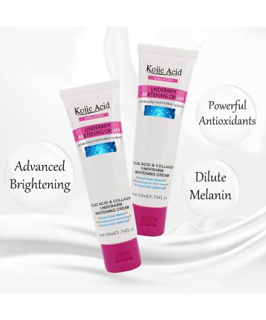 Underarm Whitening Cream - Kojic Acid Whitening Cream - Skin Lightening Cream - Armpit Bleaching Cream - Boost Collagen Skin Whitening Cream - Dark Spot Remover Reduce Odor Restore Complexion Moisture - Buy Online on GoSupps.com